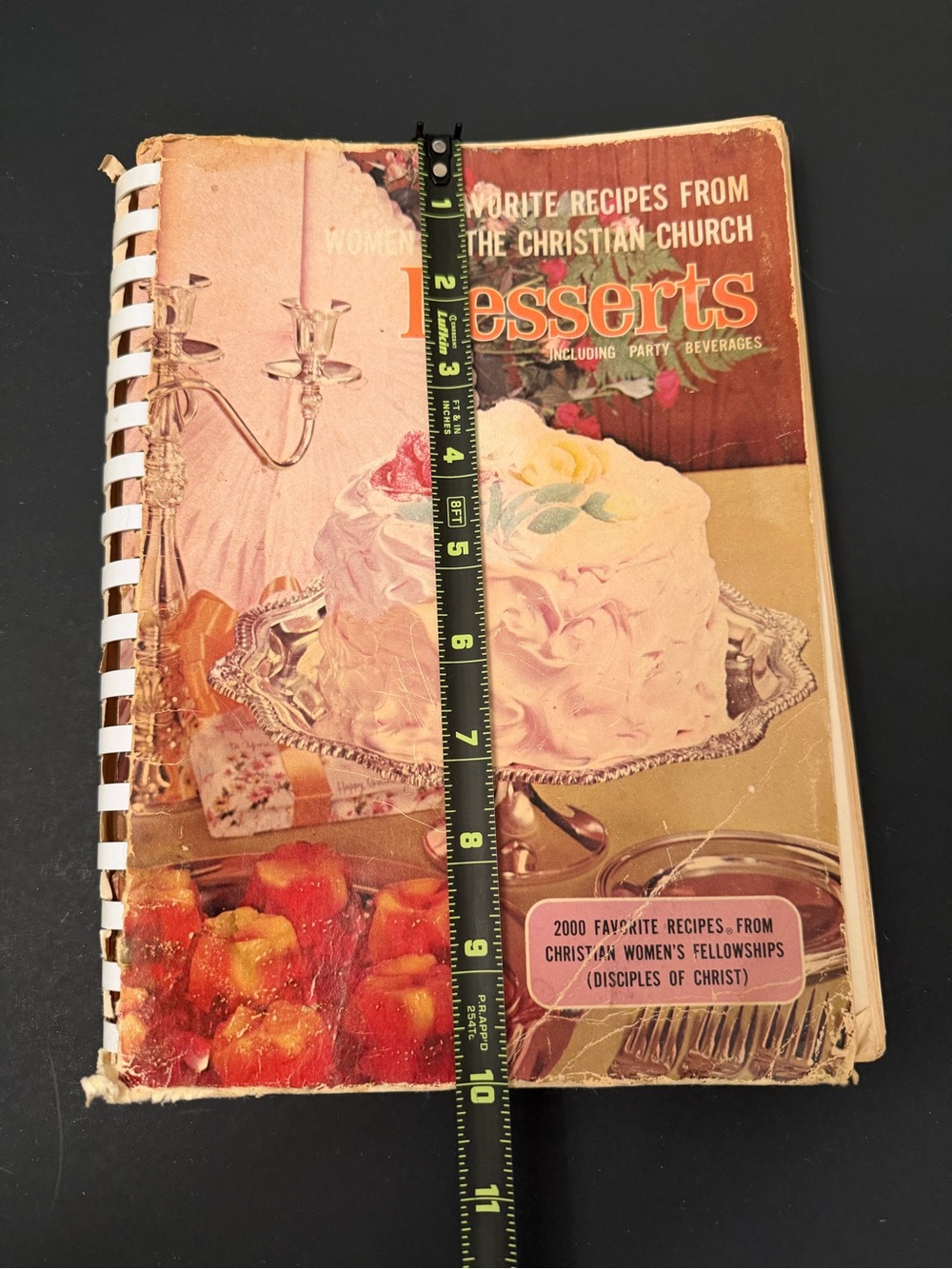Vintage Desserts including Party Beverages 1968 Spiral Bound Cookbook - Picture 8 of 9